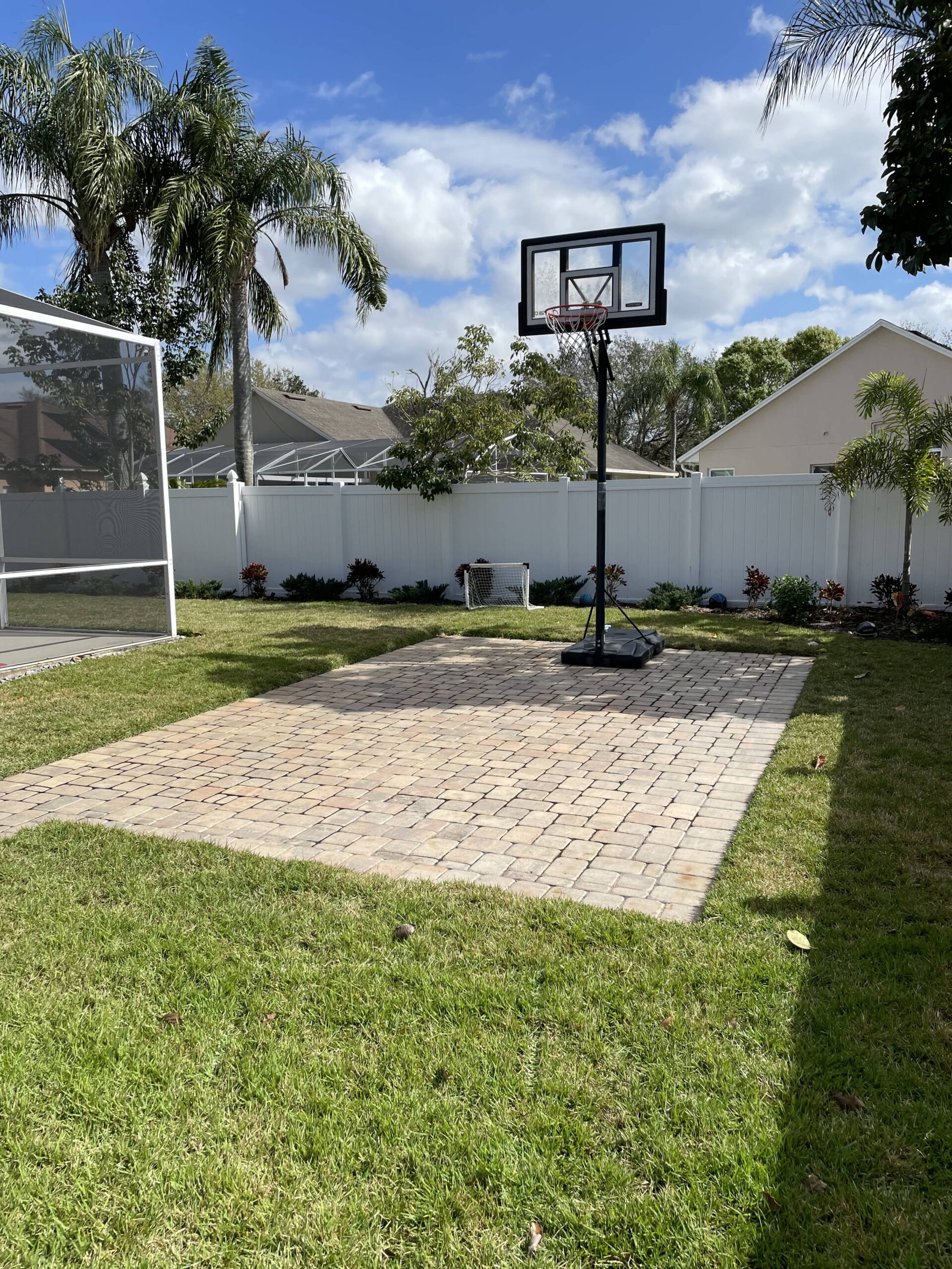 Paver driveway project in Orlando