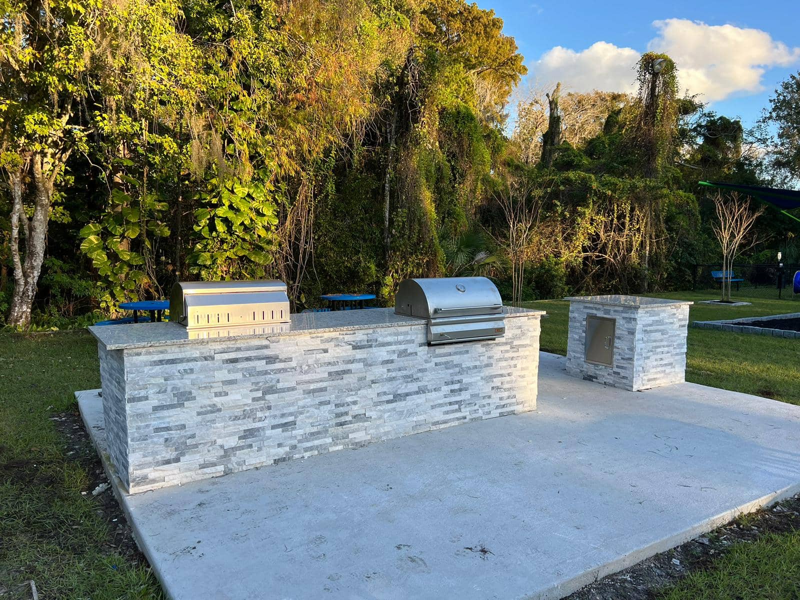 Completed paver project